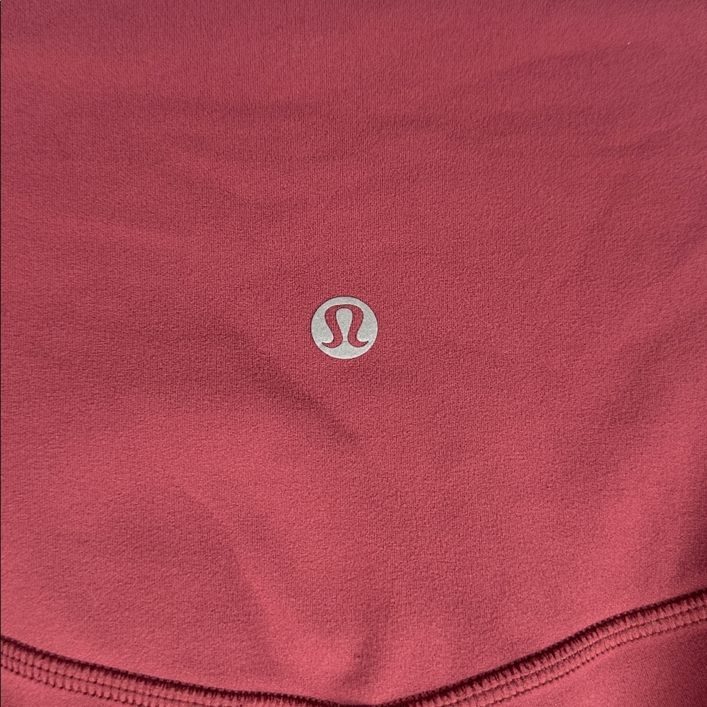 Lululemon Align Pant II *25" High-Rise Misty Merlot Nulu Cropped Leggings Size 4 - Picture 13 of 16